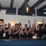 personeel hancate bier en butte langwerpig verkleind